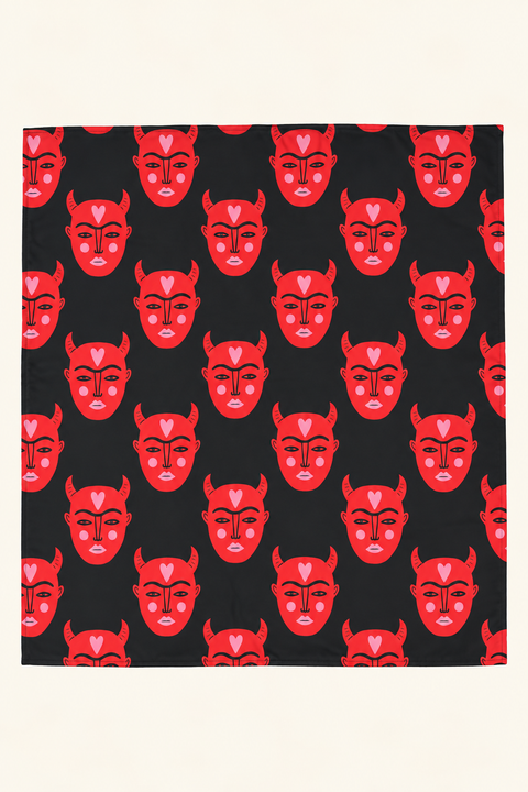 Pañoleta Diablitos Negro