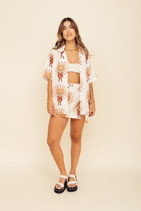 Camisa Artista Frida Marfil