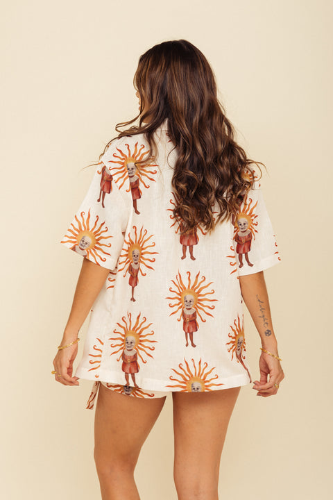 Camisa Artista Frida Marfil