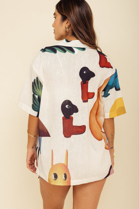 Camisa Artista Tarsila Marfil