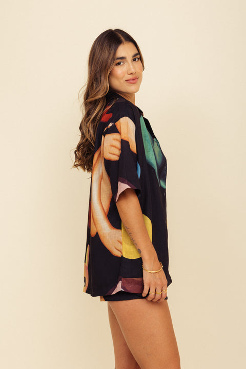 Camisa Artista Tarsila Negro
