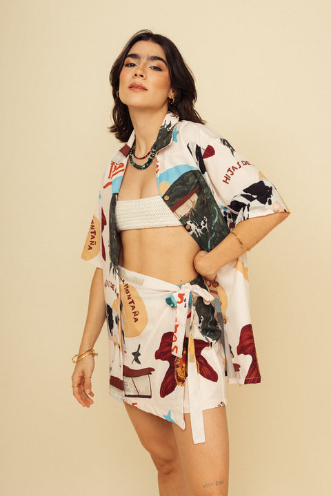 Camisa Buenos Tiempos Crema