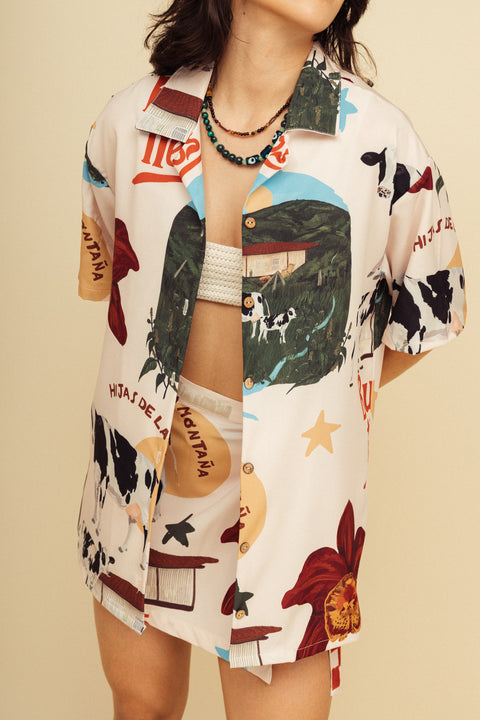 Camisa Buenos Tiempos Crema