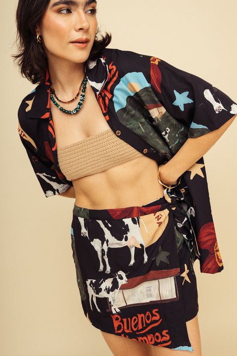 Camisa Buenos Tiempos Negro