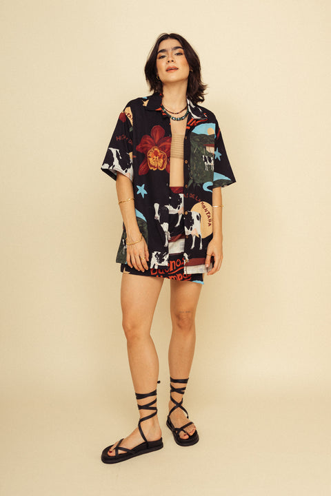 Camisa Buenos Tiempos Negro