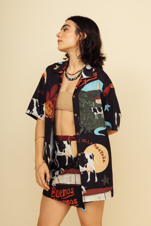 Camisa Buenos Tiempos Negro