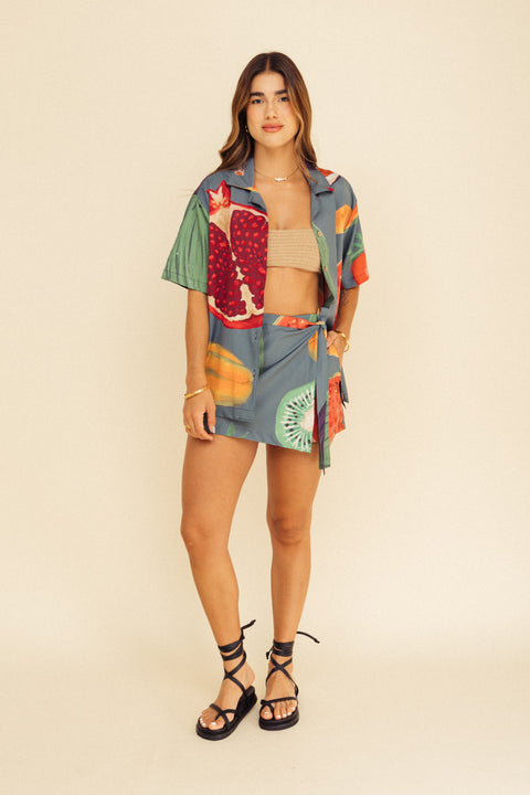 Camisa Mar Frutos Verde