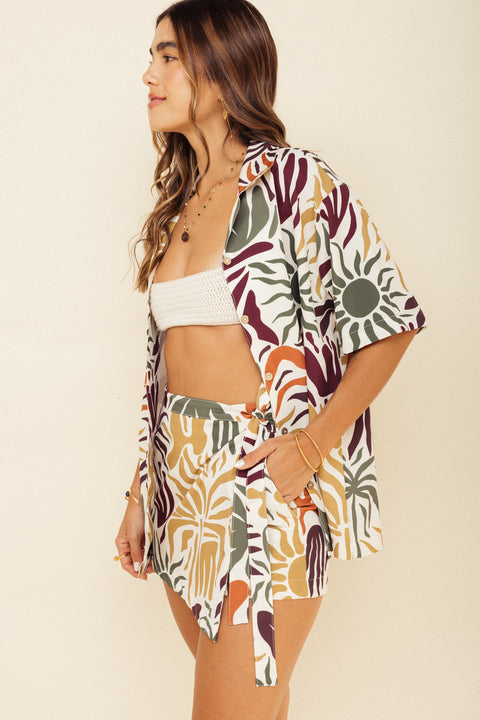 Camisa Mundo Solarium Marfil