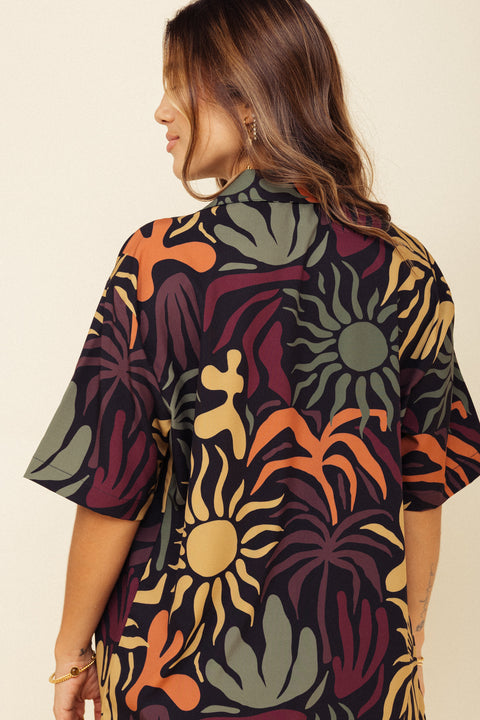 Camisa Mundo Solarium Negro