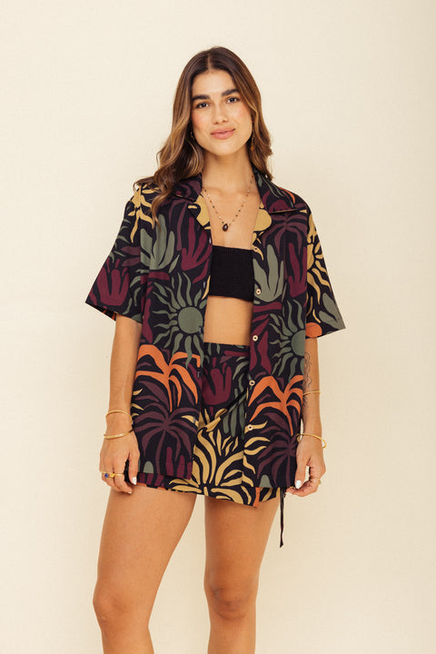 Camisa Mundo Solarium Negro
