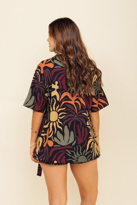 Camisa Mundo Solarium Negro
