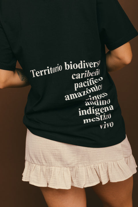 Camiseta Colombia Negro