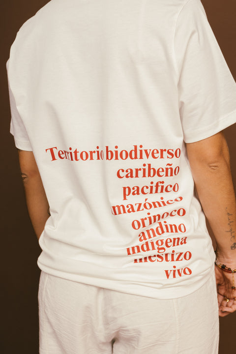 Camiseta Colombia Marfil