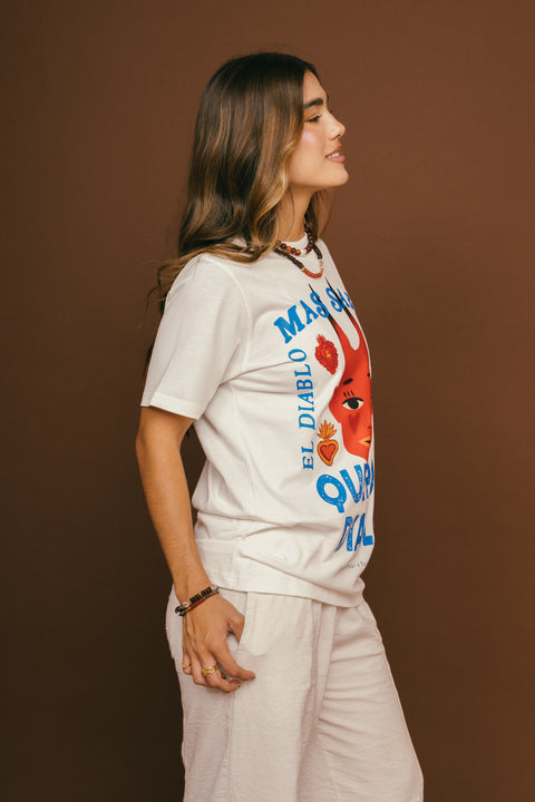 Camiseta El Diablo Marfil