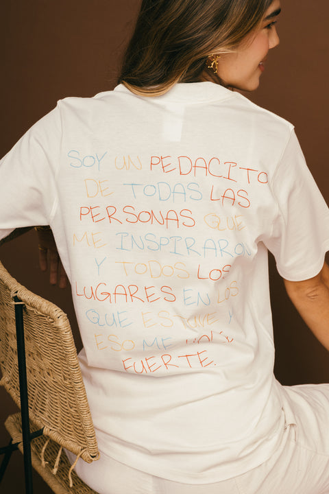 Camiseta El Sol Marfil