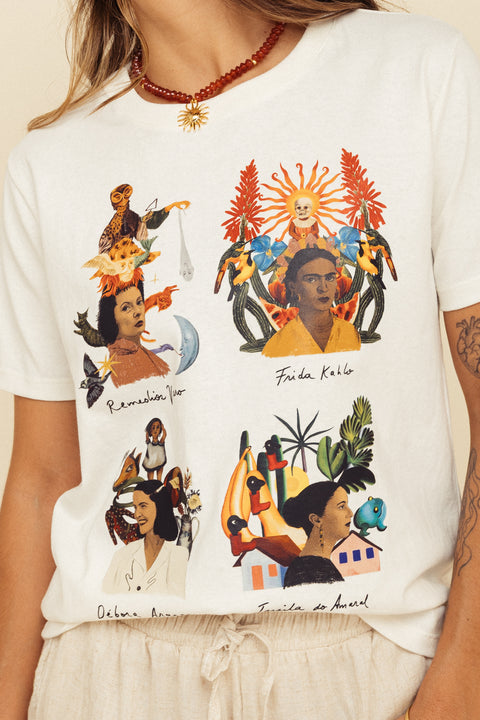 Camiseta Artistas Marfil