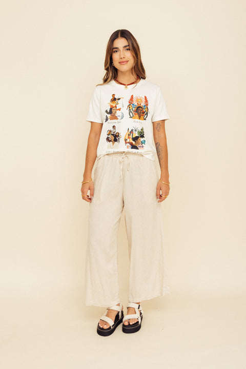 Camiseta Artistas Marfil