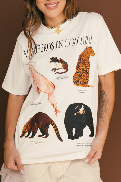 Camiseta Mamiferos en Colombia