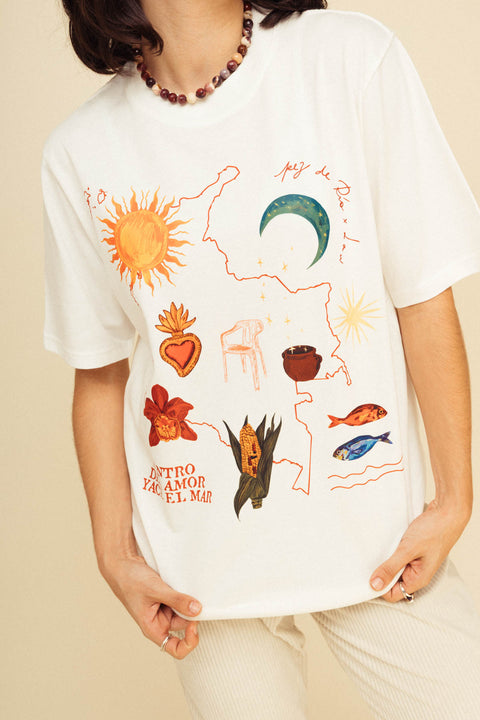 Camiseta Mapa Colombia