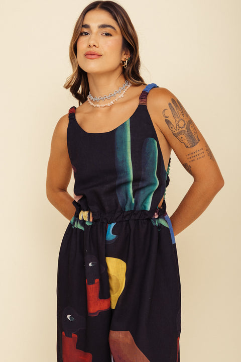 Jumpsuit Artista Tarsila Negro