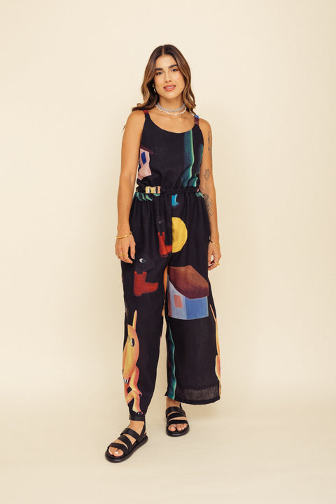 Jumpsuit Artista Tarsila Negro