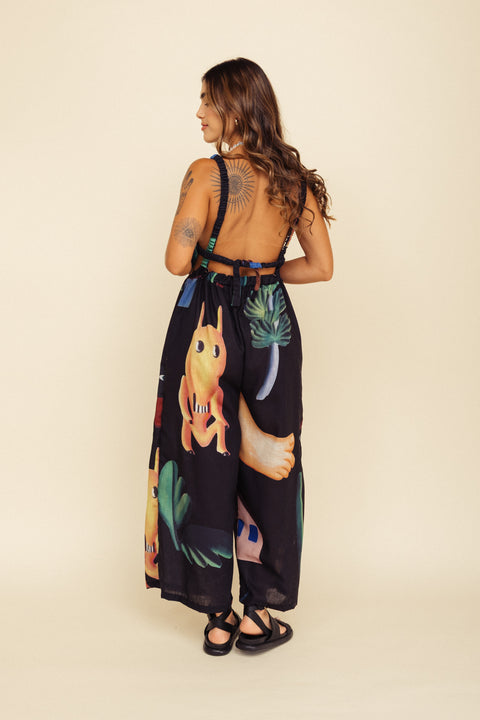 Jumpsuit Artista Tarsila Negro