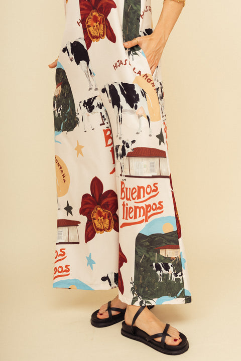 Jumpsuit Buenos Tiempos Crema