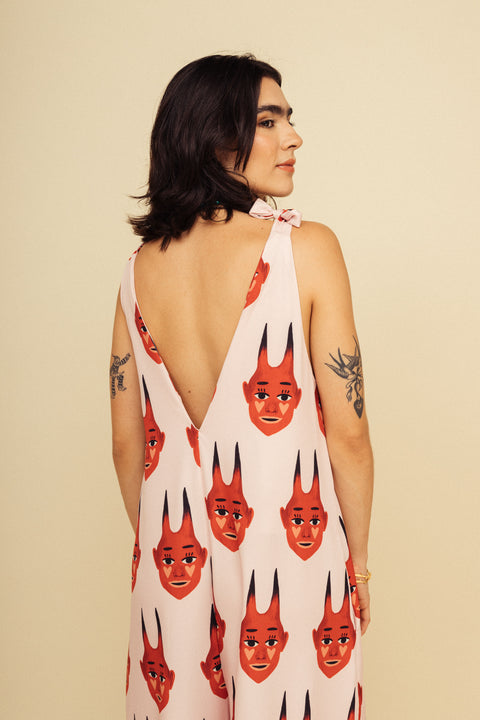Jumpsuit Diablitos Rosa