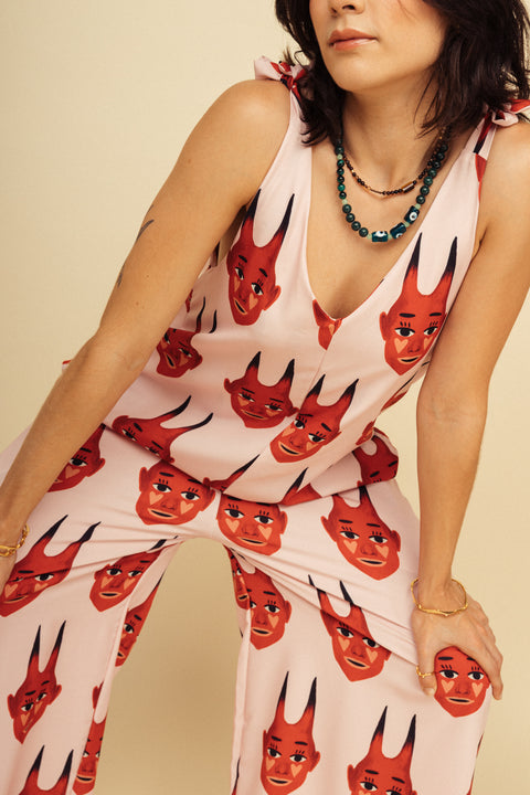 Jumpsuit Diablitos Rosa