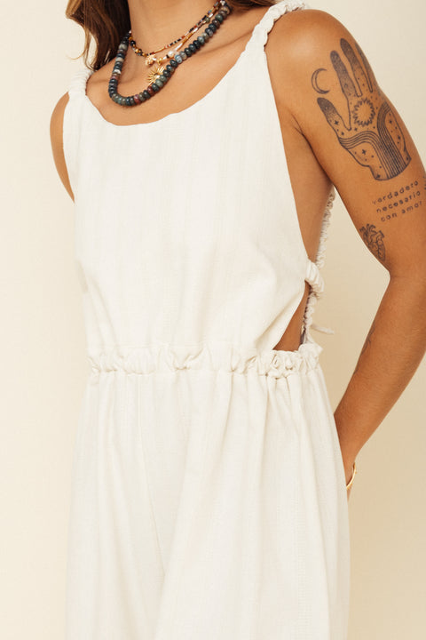 Jumpsuit Lotus Marfil