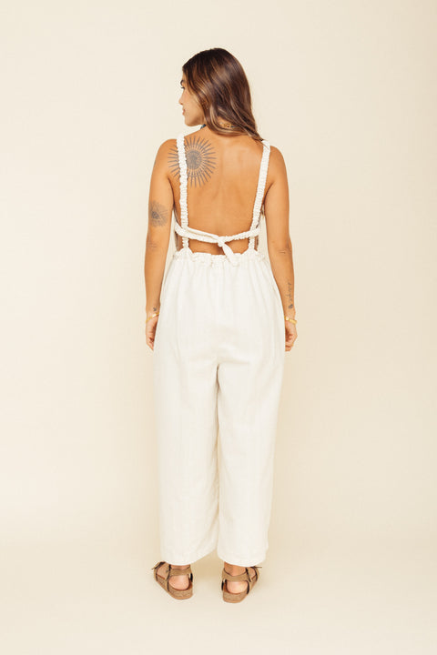Jumpsuit Lotus Marfil