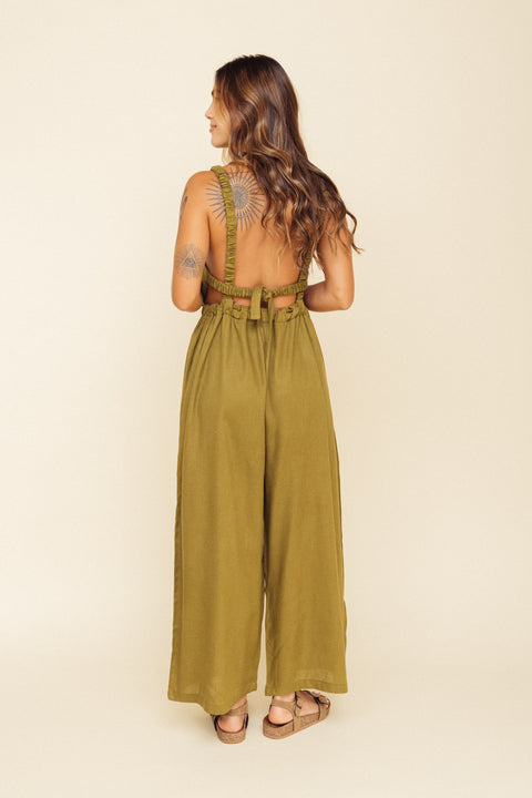 Jumpsuit Lotus Olivo