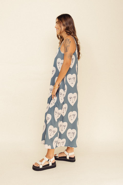 Jumpsuit Elle Corazones Verde