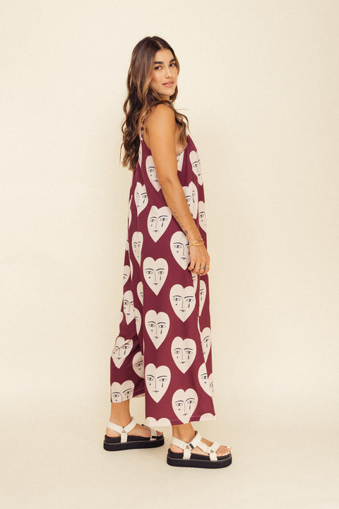 Jumpsuit Elle Corazones Vinotinto