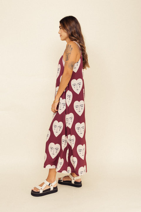 Jumpsuit Elle Corazones Vinotinto