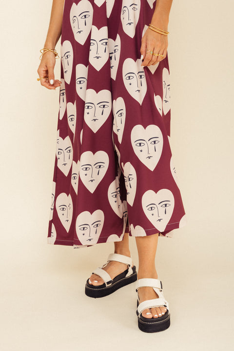 Jumpsuit Elle Corazones Vinotinto