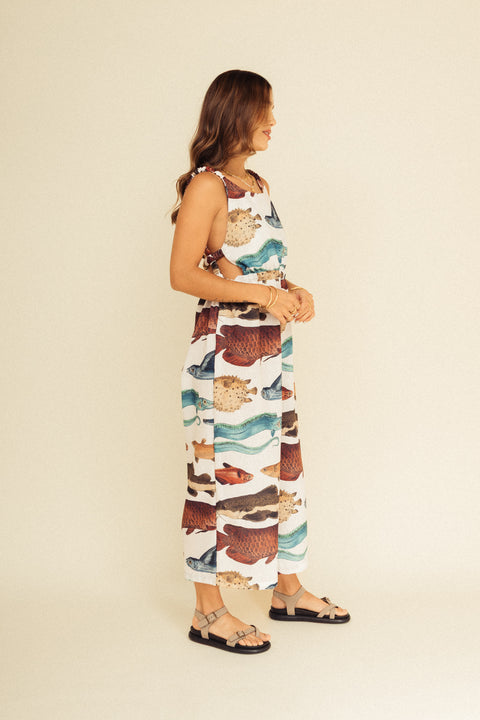 Jumpsuit Tierra Peces Marfil