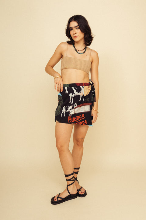 Minifalda Buenos Tiempos Negro