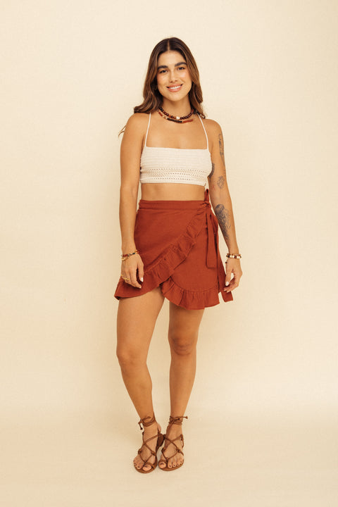 Minifalda Kenya Terracota