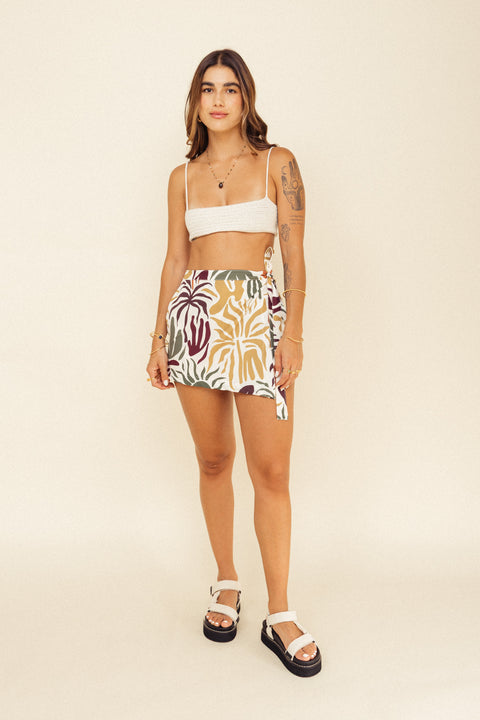 Minifalda Mundo Solarium Marfil
