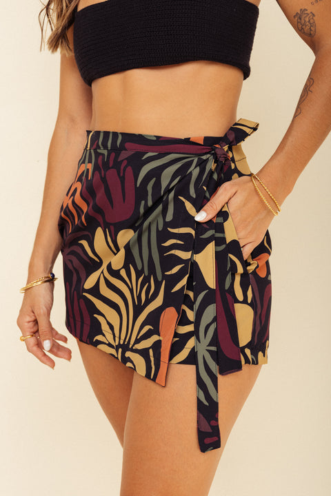 Minifalda Mundo Solarium Negro
