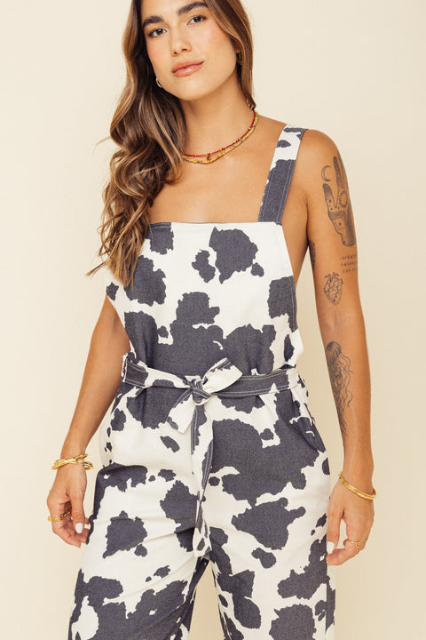 Overall Cow Gris