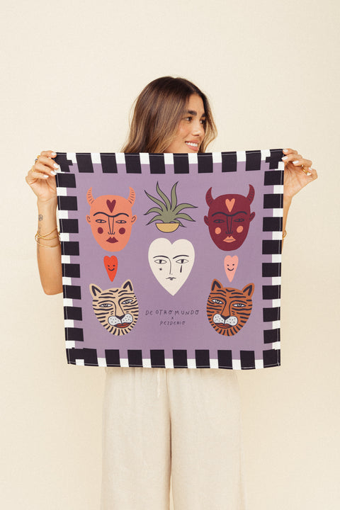 Pañoleta De otro mundo Morado
