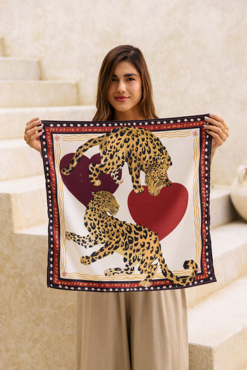 Pañoleta Jaguares  Marfil