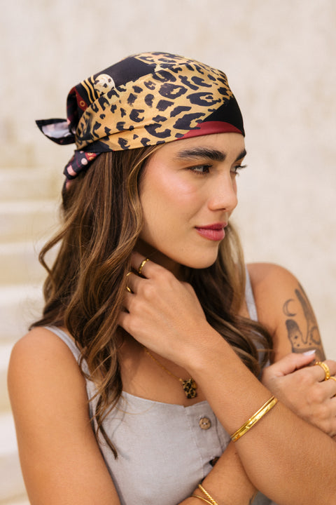 Pañoleta Jaguares  Negro