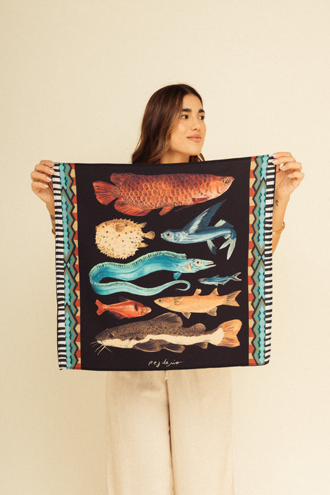Pañoleta Peces