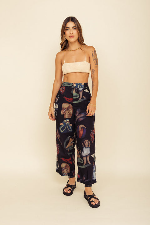 Pantalón Artista Débora Negro