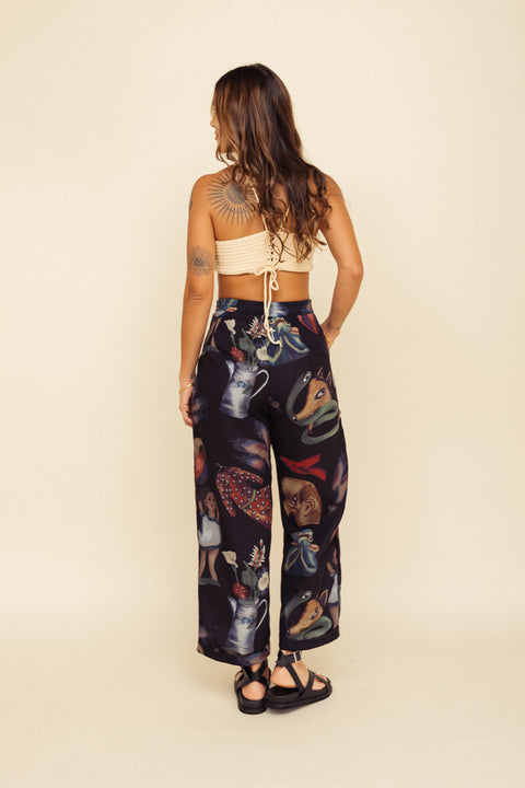 Pantalón Artista Débora Negro