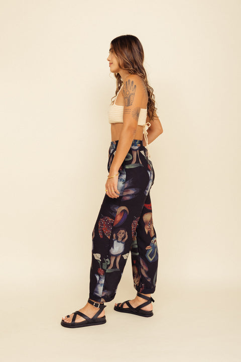 Pantalón Artista Débora Negro