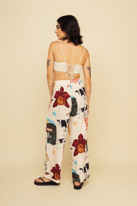 Pantalón Buenos Tiempos Crema